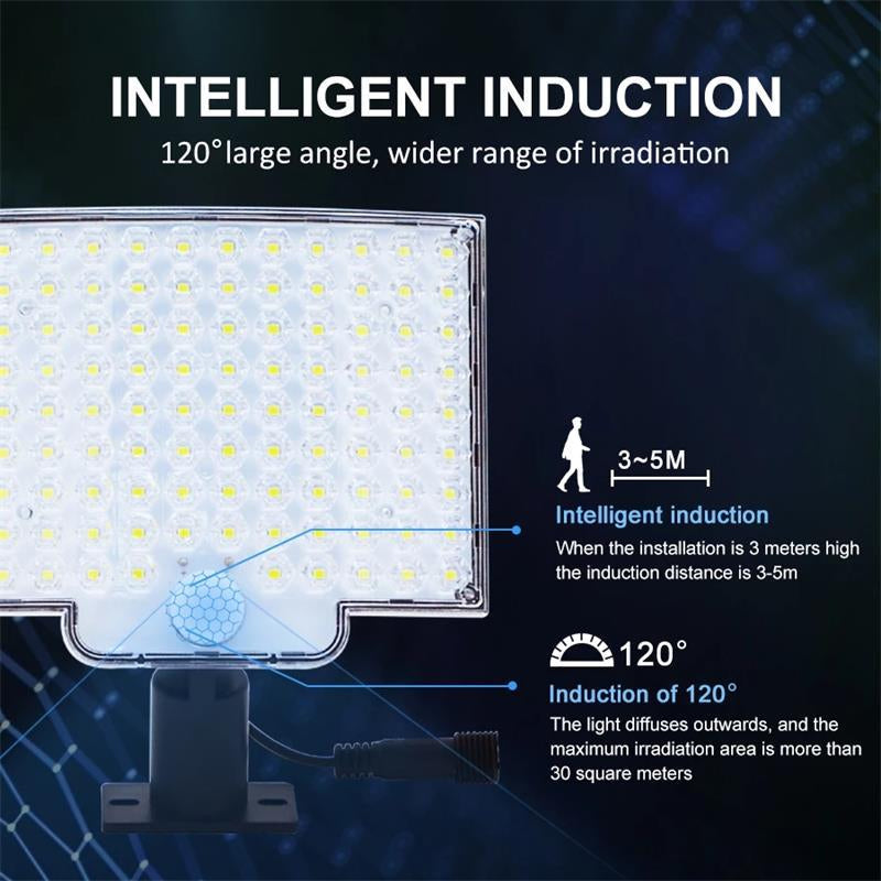 RYNX | 106 Led Solar Outdoor Light With Motion Sensor