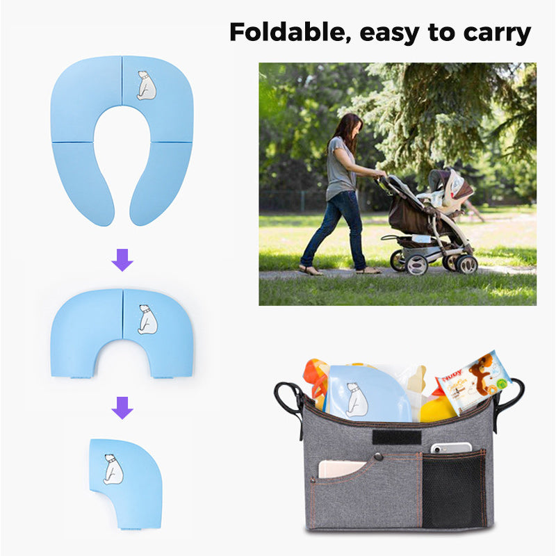 Rynx | Portable Foldable Baby Toddler Toilet Seat Covers Pad Cushion