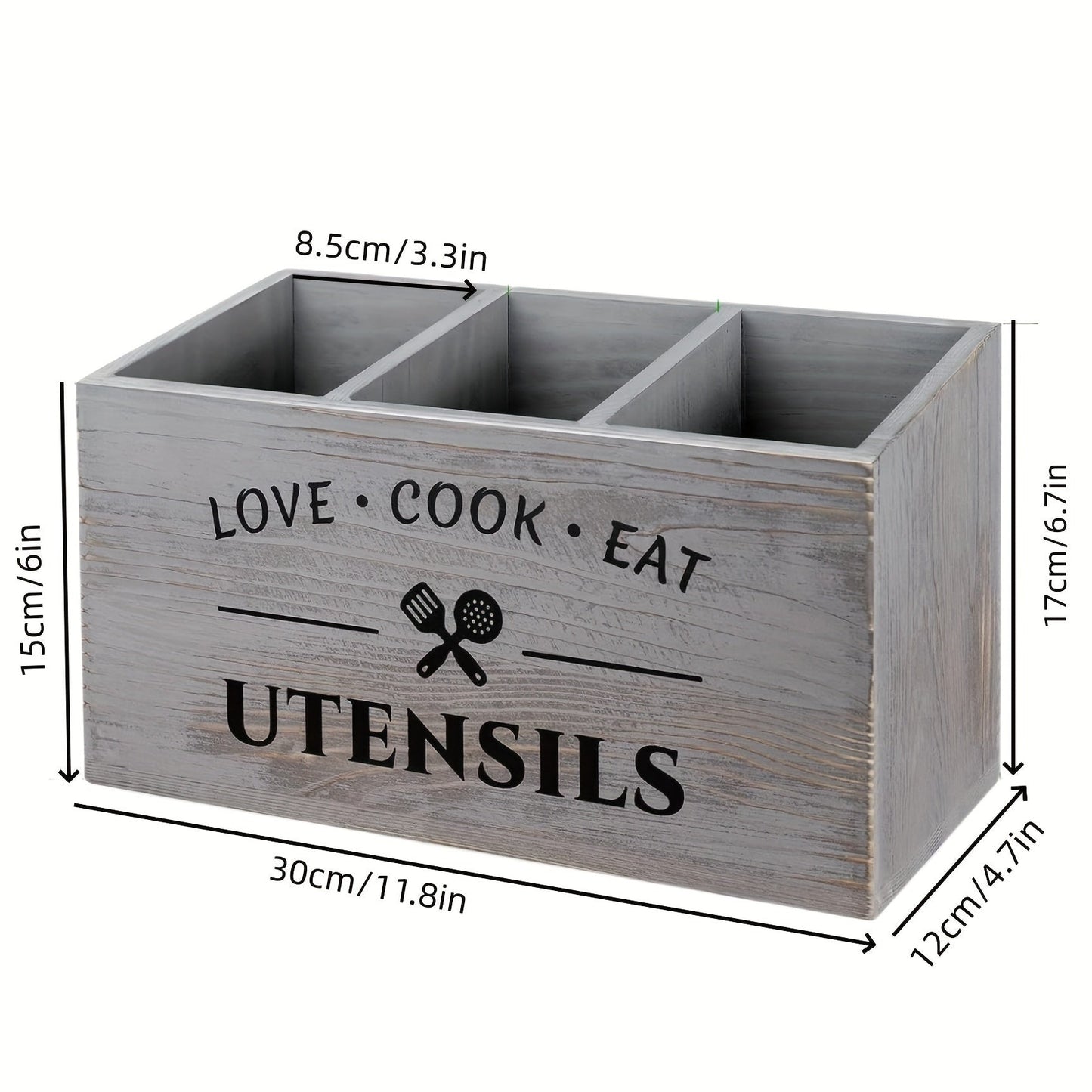 Rynx | Three Tableware Storage Box – With Space for Kitchen, Bedroom, and Office