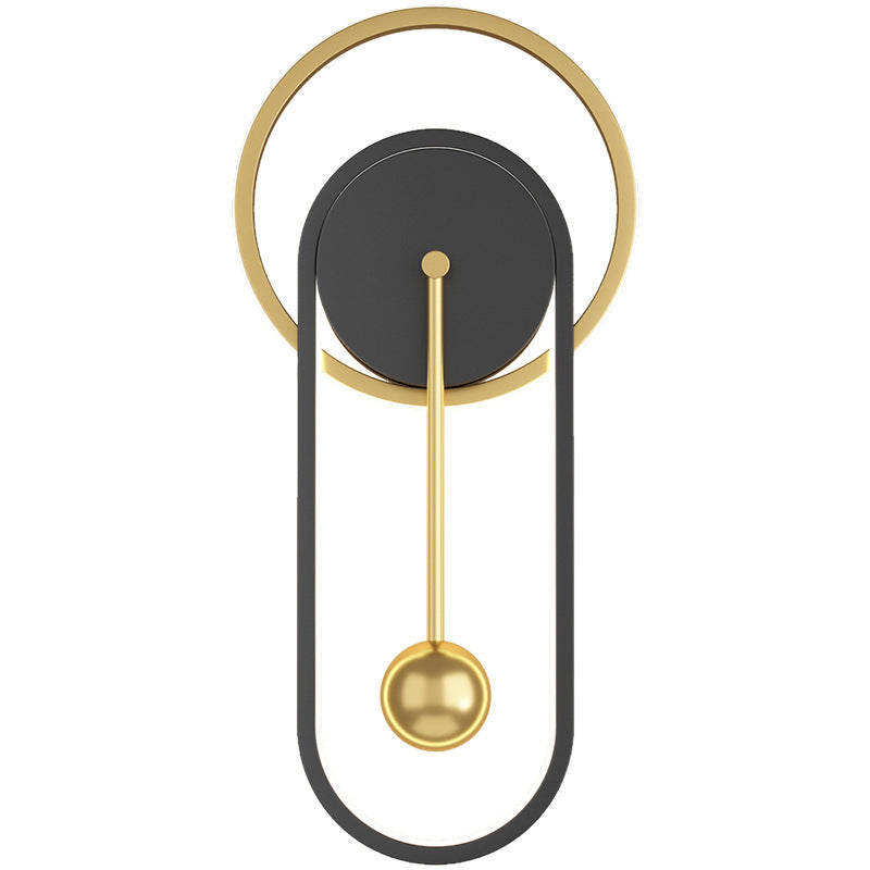 RYNX | Nordic Minimalist Silent Clock Wall Lamp