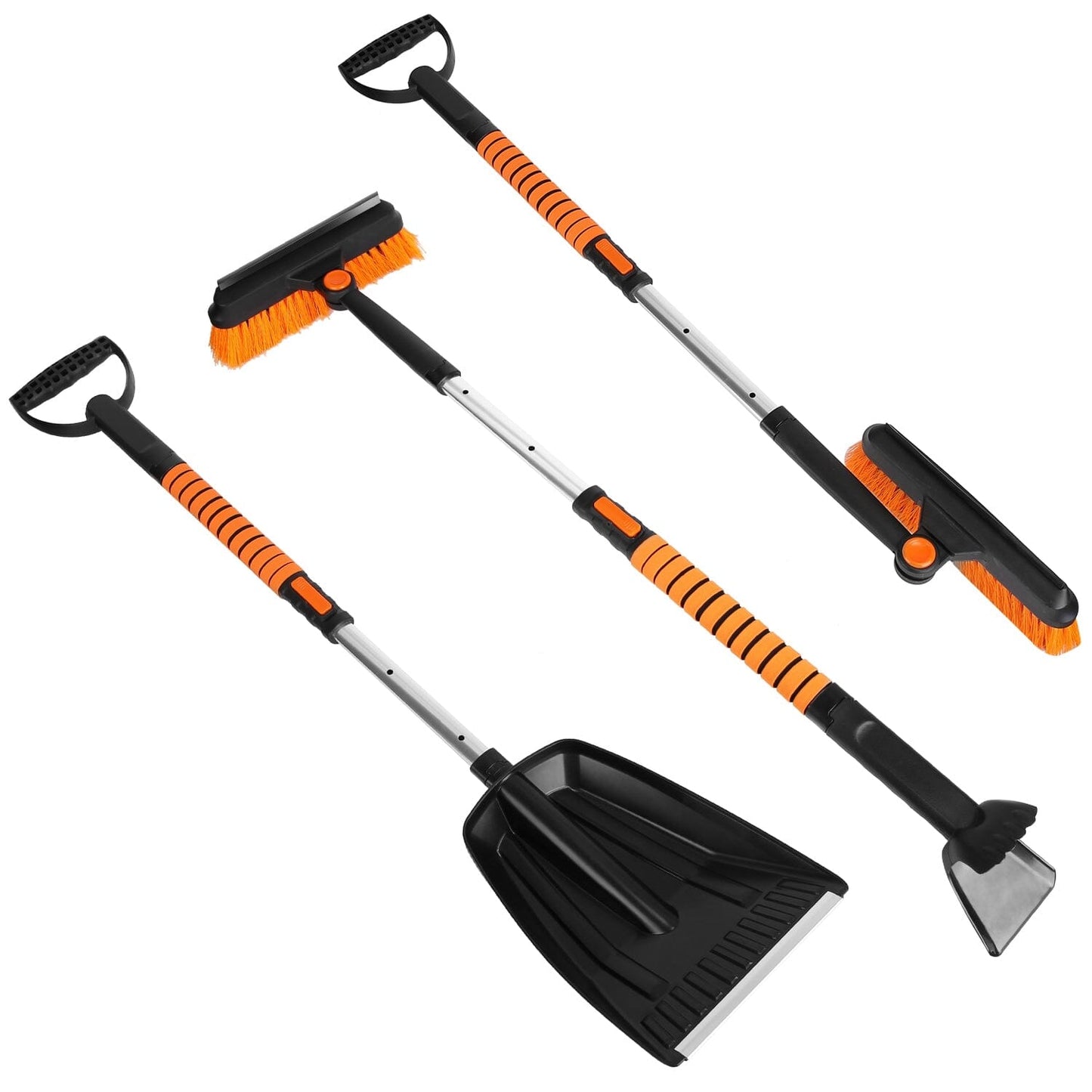 Rynx | 5-in-1 Detachable 180° Adjustable Ice Scraper Snow Shovel