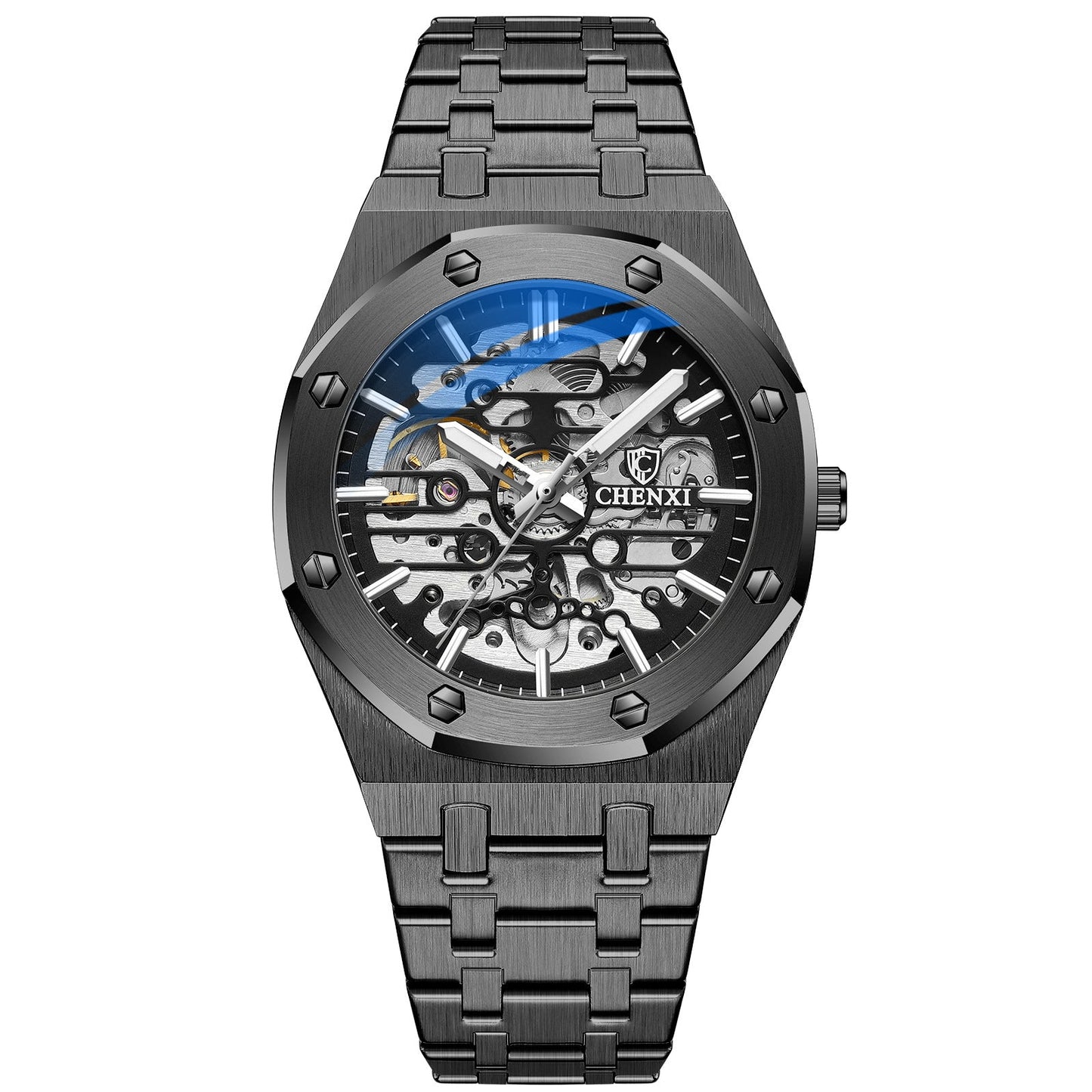 Rynx | Men's high-quality skeleton automatic mechanical watch