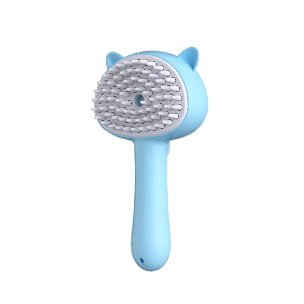 Rynx | 3-in-1 pet care electric steam brush with massage and hair removal jaws