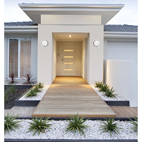 Rynx | Westinghouse En-Light Outdoor Wall Lamp, White Color, Round, Alloy Steel, White Glass Lens