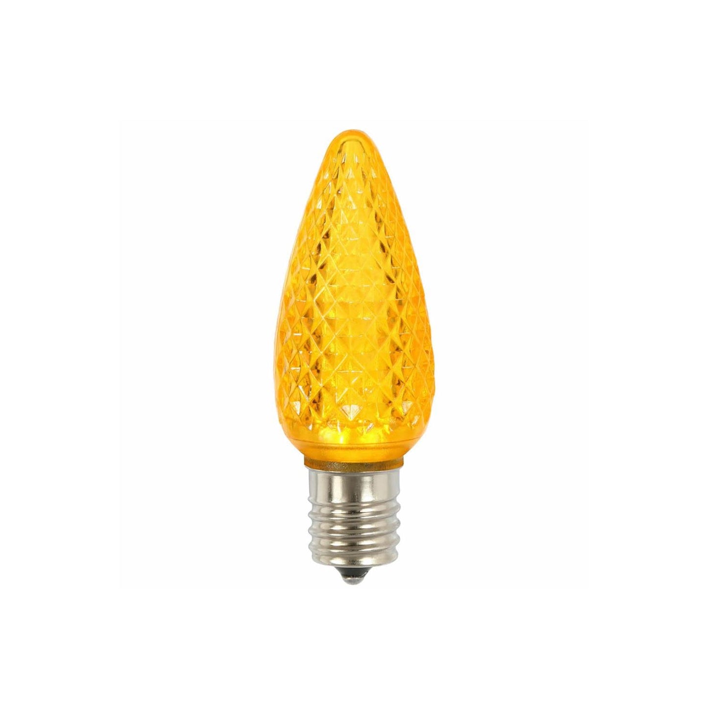Rynx | Vickerman C9 Led Yellow Faceted Blink Replacement Bulb, Pack of 25