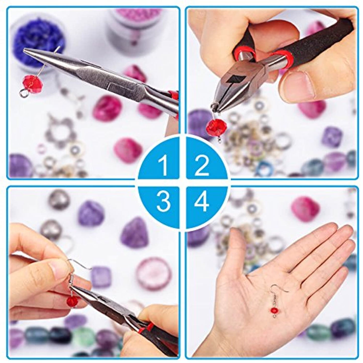 Rynx | AL-Tools Jewelry Making Supplies Kit with Jewelry Tools, Jewelry Wires and Jewelry Findings for Jewelry Repair and Beading