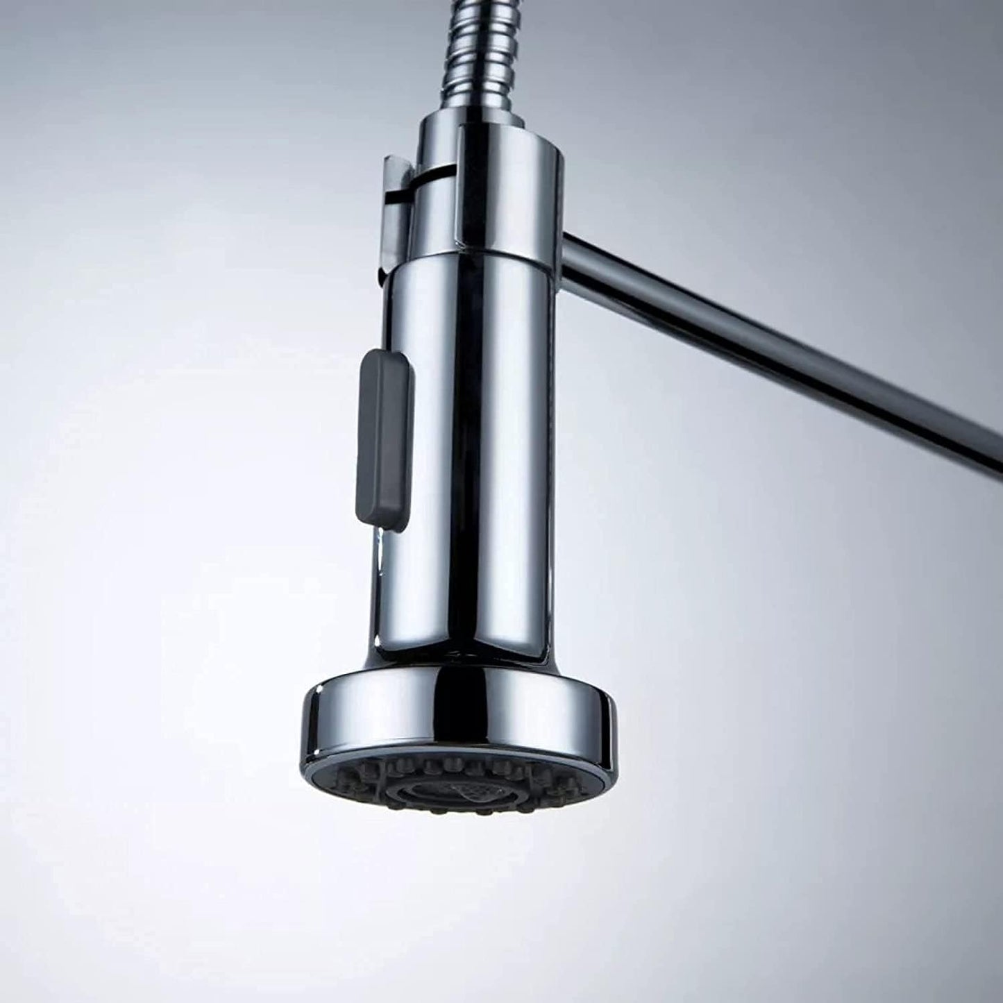 Rynx | MHome Extendable Chrome Kitchen Faucet with Filter Booster, Brass Mixer Tap, Hot Cold Water, Single Hole Installation