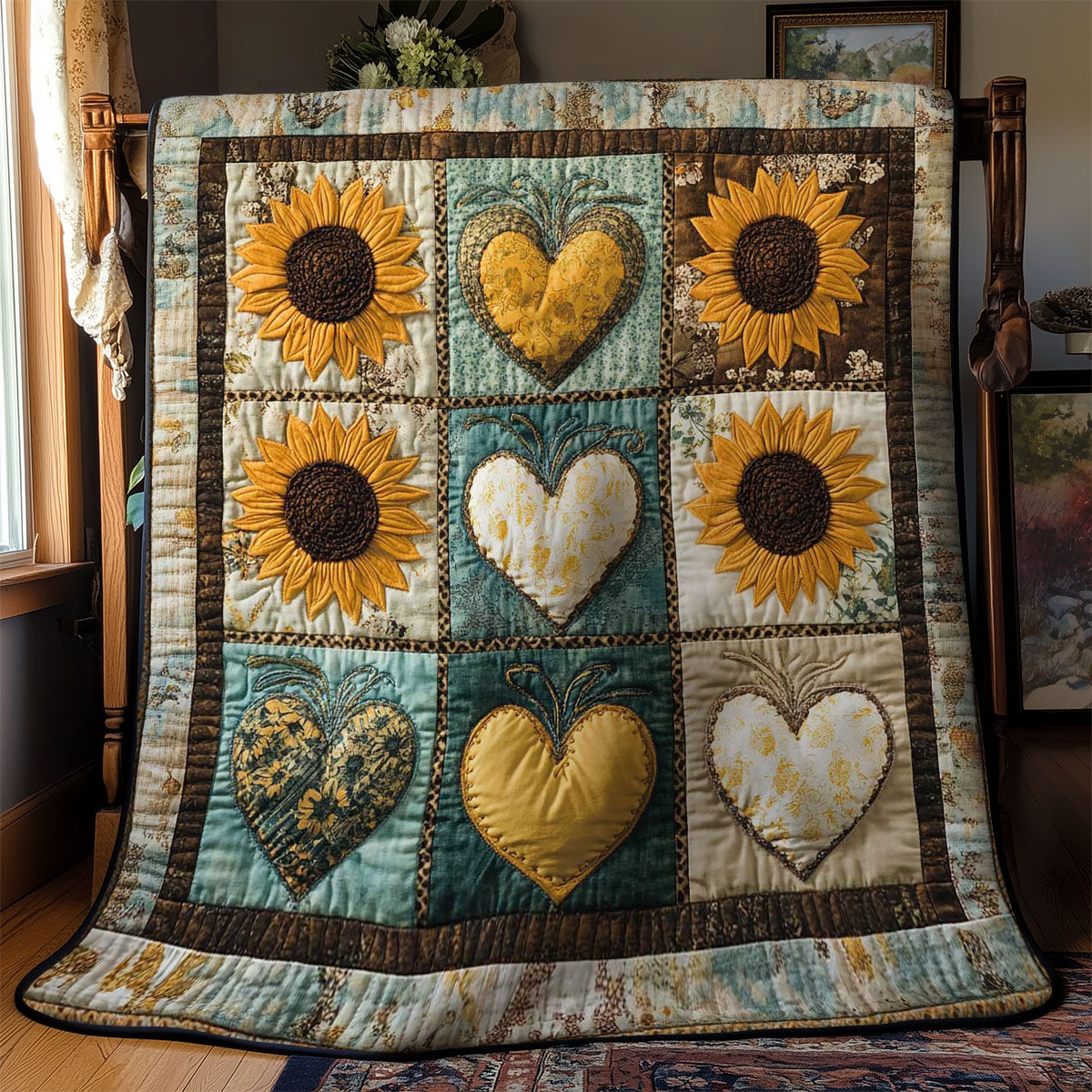 Rynx | Heart of the Sunflower Quilt