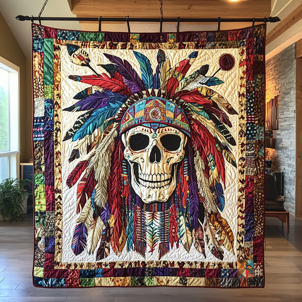 Rynx | Native American Skull Quilt