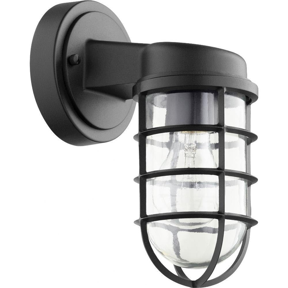 Rynx | Quorum Belfour Outdoor Wall Lamp - Noir, Bronze/Dark, Black Plastic, Stylish Lighting Fixture