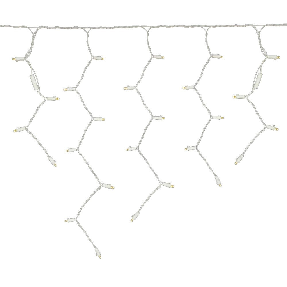 Rynx | Vickerman 70 Lights Warm White Wide Angle Twinkling Lights Set On White Wire