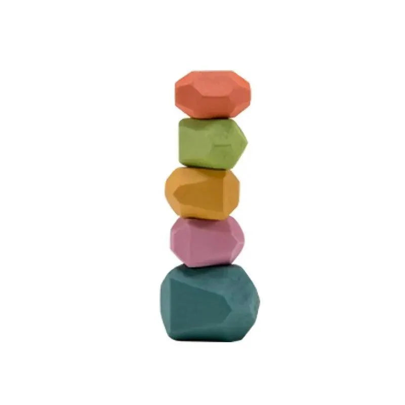 Rynx | Colorful Wooden Building Blocks Set for Creative Learning and Logical Development