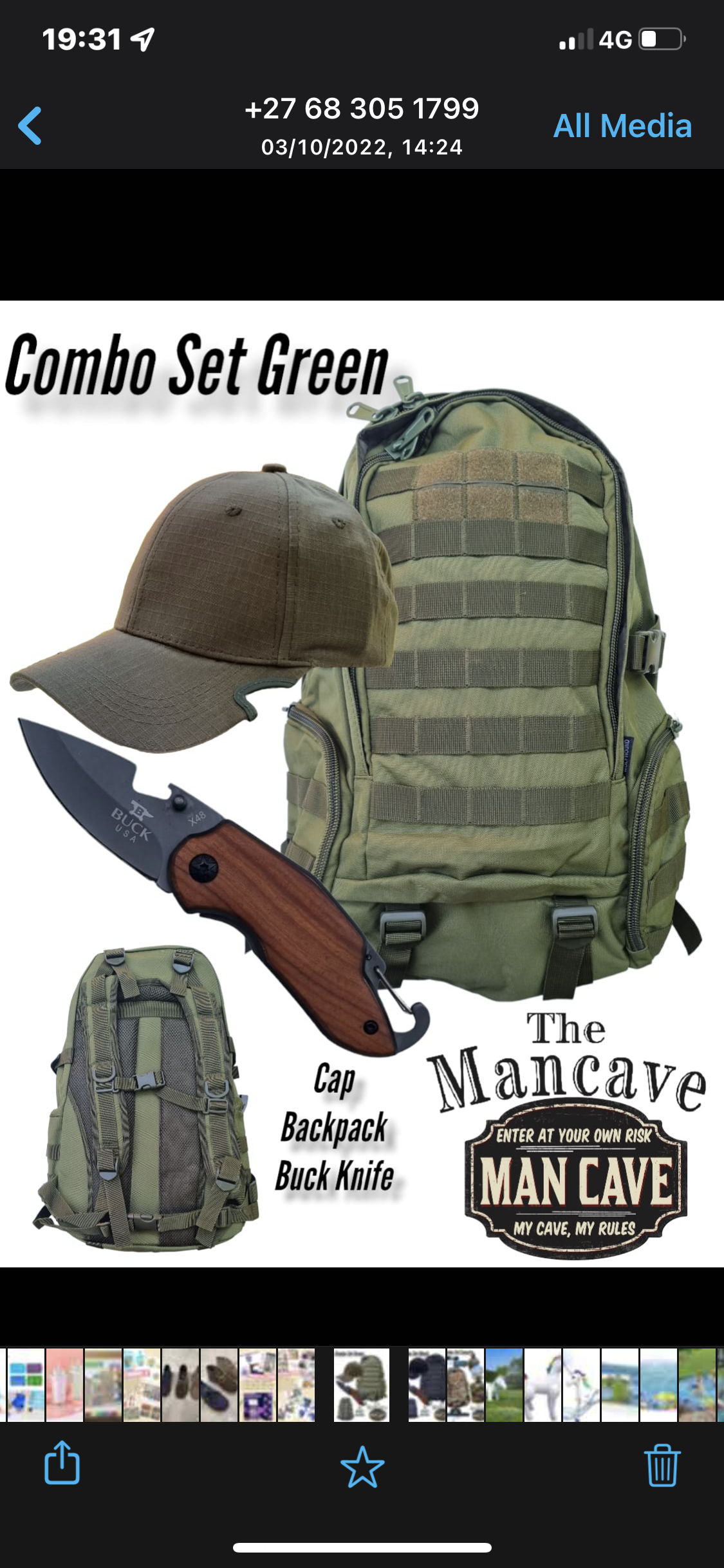 Rynx | Backpack Combo Green