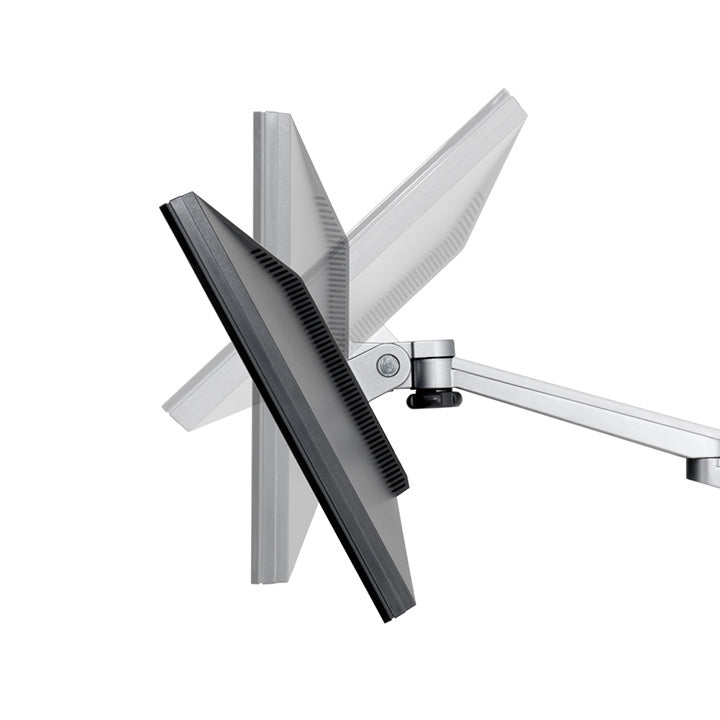 Rynx | Adjustable Dual Monitor Arm with Laptop/Notebook Holder