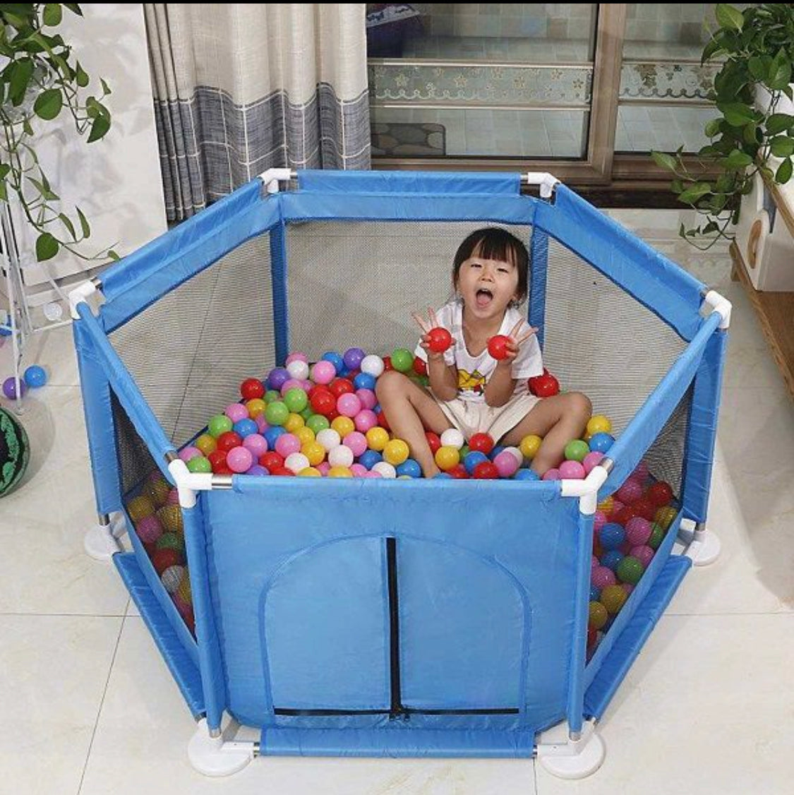 Rynx | Children's Mini Playpen incl. 50 Balls