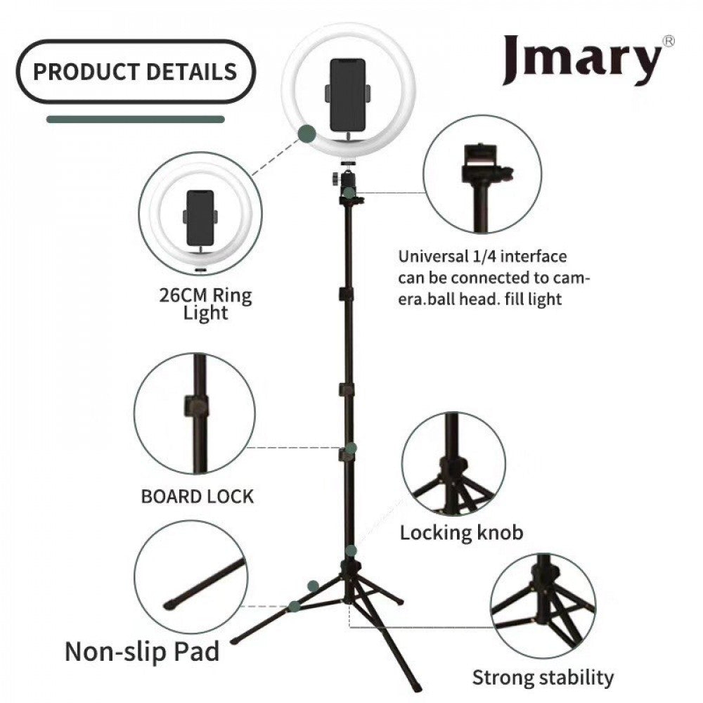 Rynx | Multi-mode LED ring light on tripod