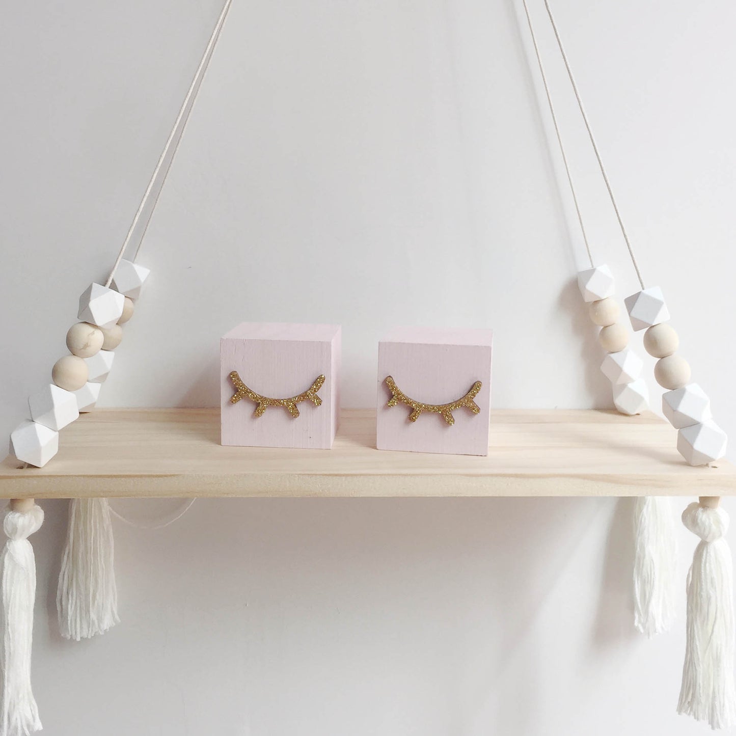 Rynx Colorful Beads Tassel Kids Room Wall Shelf
