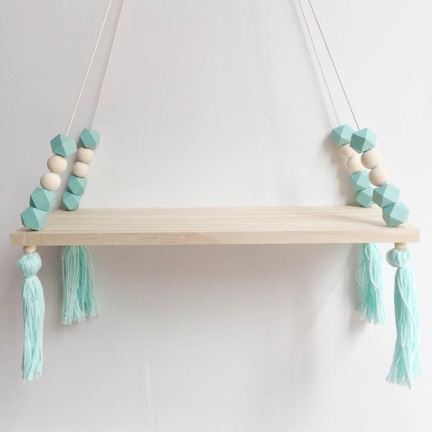 Rynx Colorful Beads Tassel Kids Room Wall Shelf
