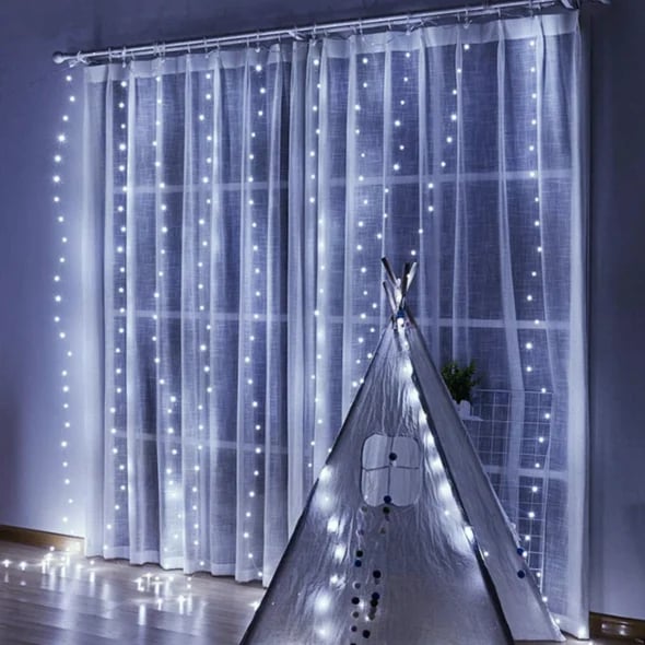 Rynx | LED Rainbow Curtain Lights — Color Changing Waterproof Decoration