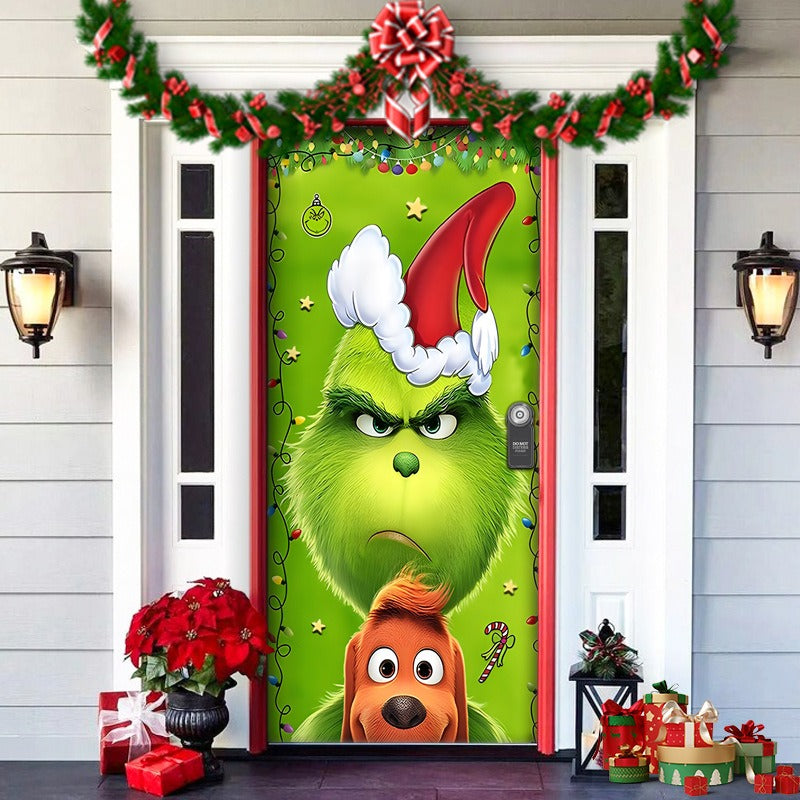 Rynx | Nightmare Before Christmas Outdoor Decorations Props Christmas Elf Door Cover