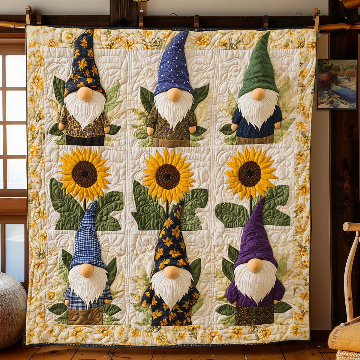 Rynx | Sunflower Gnome Blanket