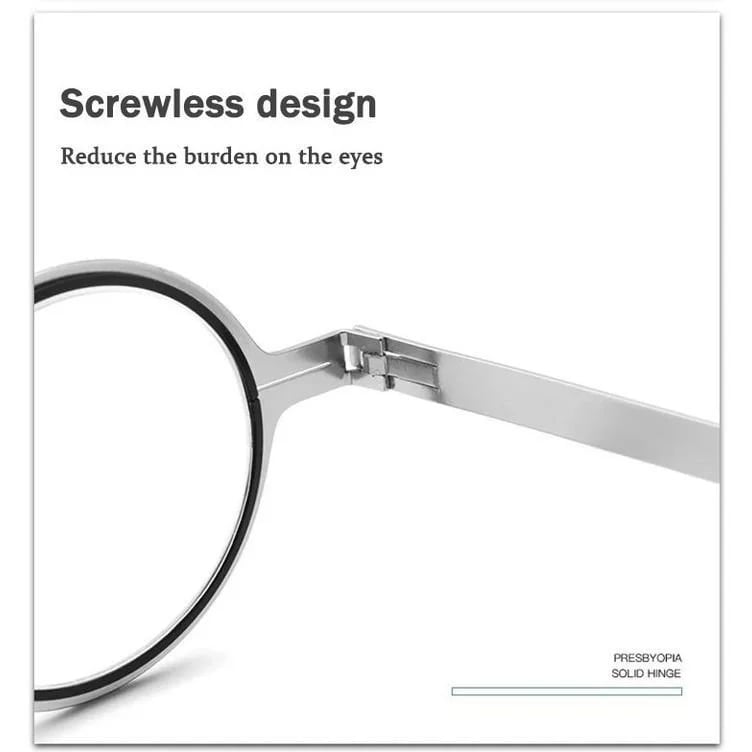 RYNX | screwless foldable reading glasses made of titanium material