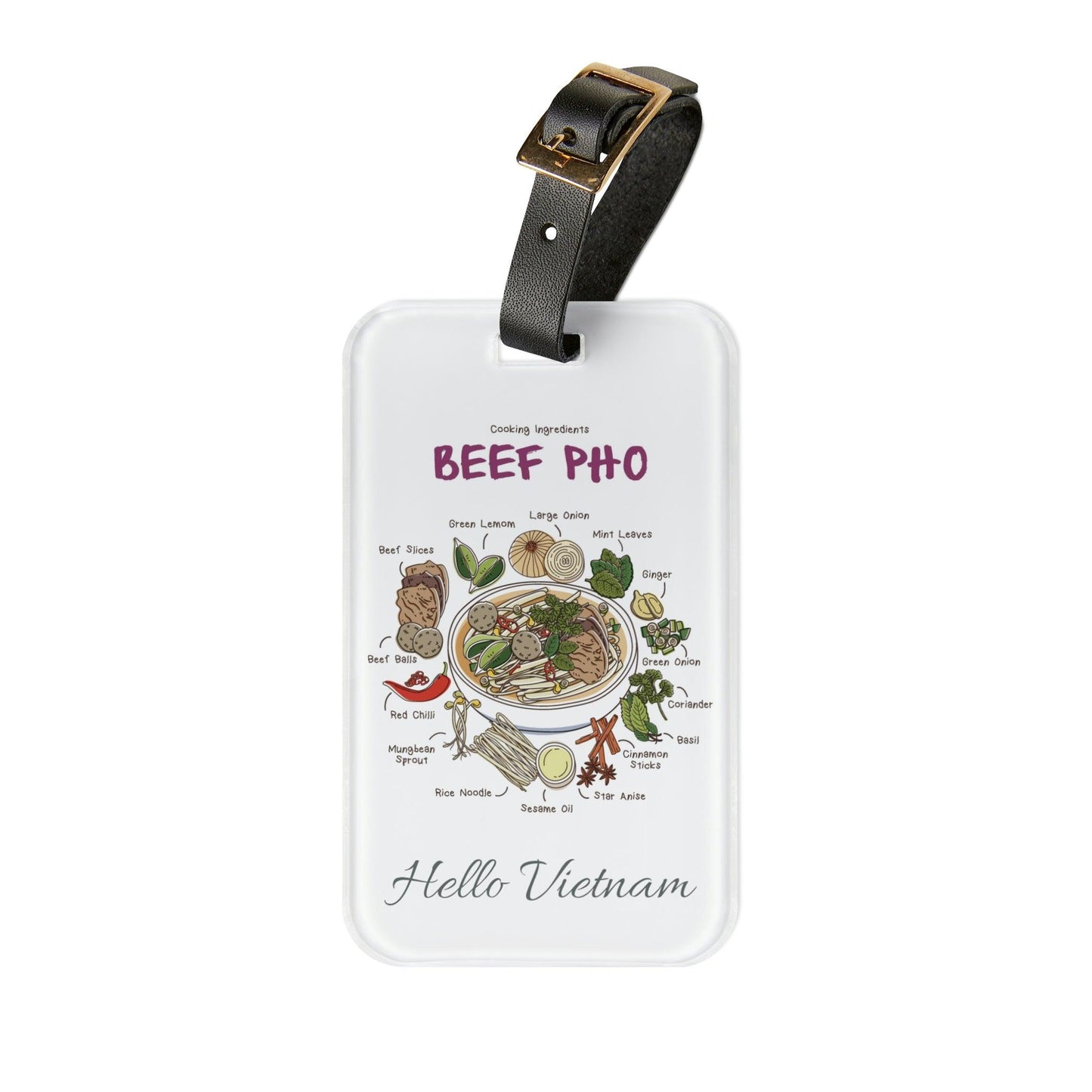 Rynx | Personalized elegant acrylic luggage tags by Maison d'Elite – Travel with elegance