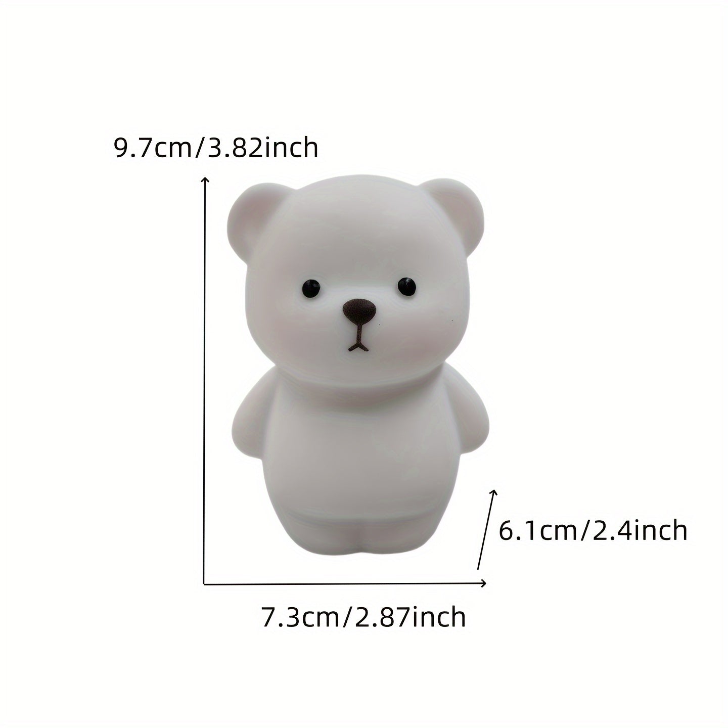 Rynx | RusticBear - Freestanding Bear Night Lamp with LED Spotlight