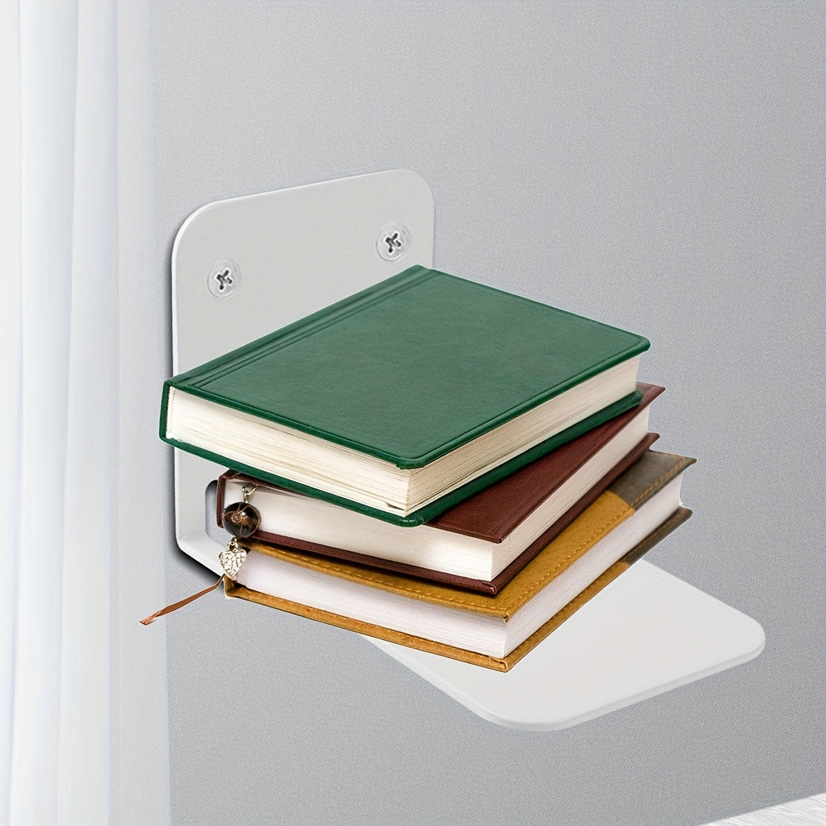 Rynx | MetalShelf - Metal Bookend Set - Functional and Sustainable Design for Office and Living Room