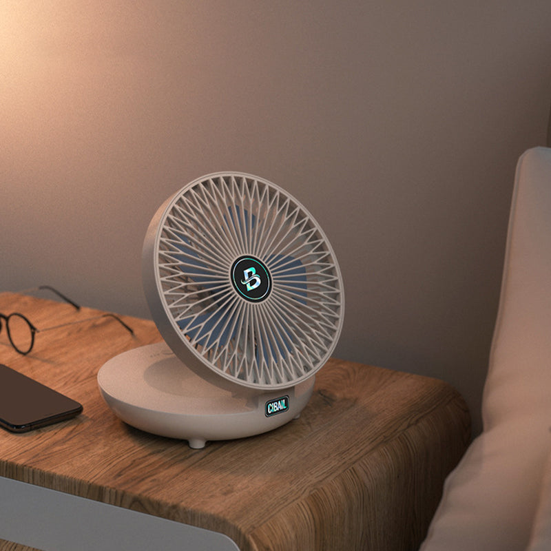 Rynx | Portable Mini Desk Fan, USB Rechargeable Adjustable Wall Fan