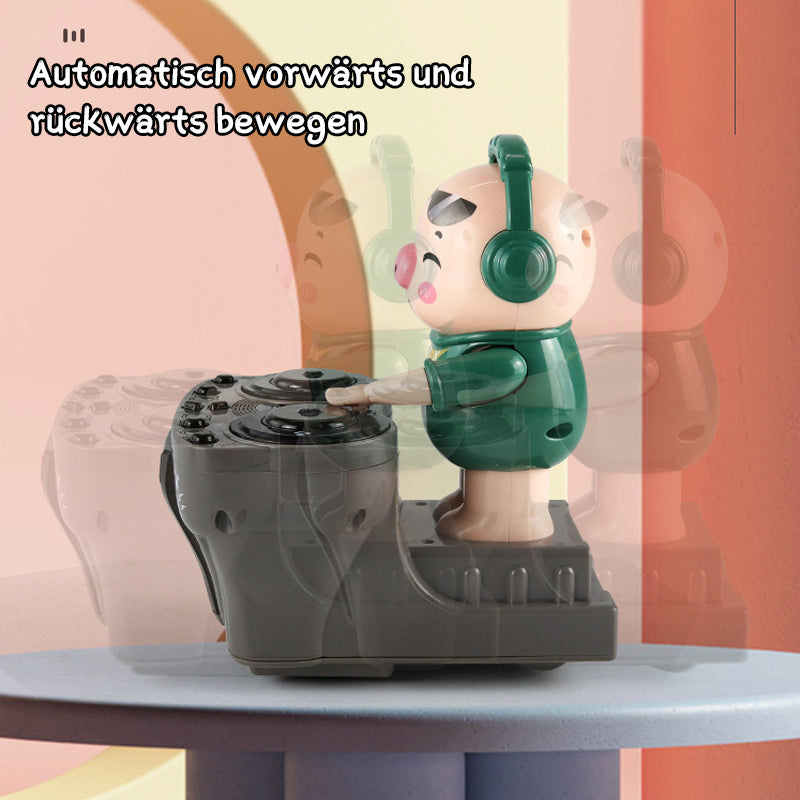 Rynx | DJ swinging pig toy