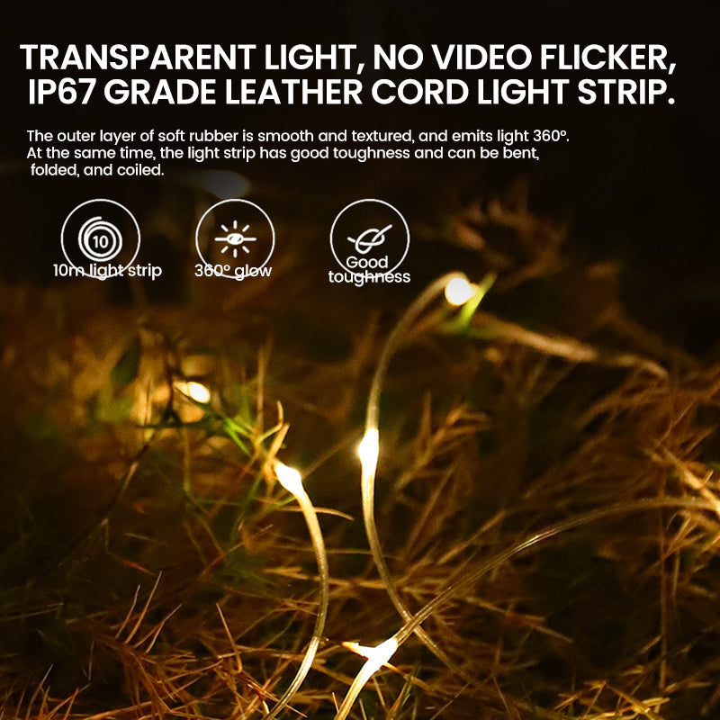 Rynx | Outdoor Waterproof Portable Foldable Fairy Lights 10m