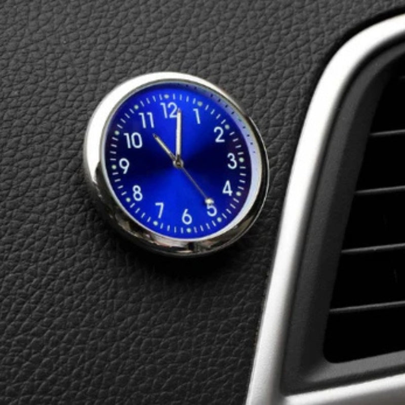 Rynx | AutoTime Mini Analog Watch – Self-adhesive and Stylish Design for Car Interior