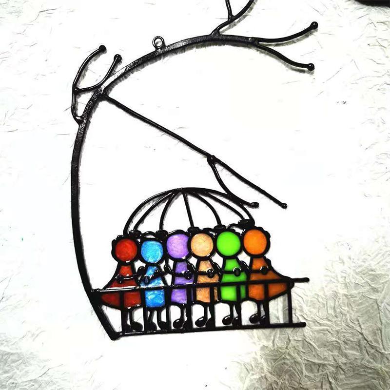 Rynx | Stained Glass Art Window Hangers