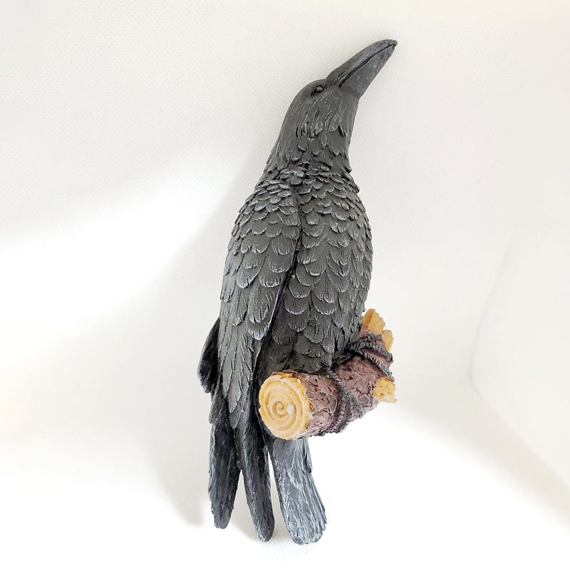 Rynx | Noctura Realistic Decorative Raven – Mood-Enhancing Decoration for Home & Garden