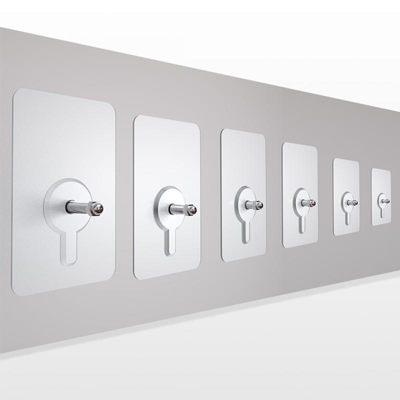 Rynx | Transparent Screw Hooks, 10 Pieces