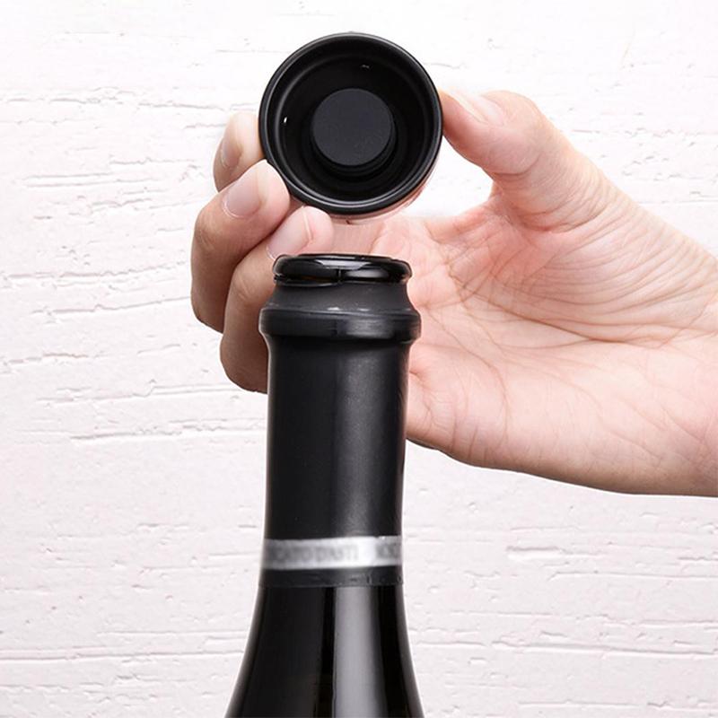 Rynx | Reusable Leak-Proof Silicone Stopper for Champagne and Wine Bottles