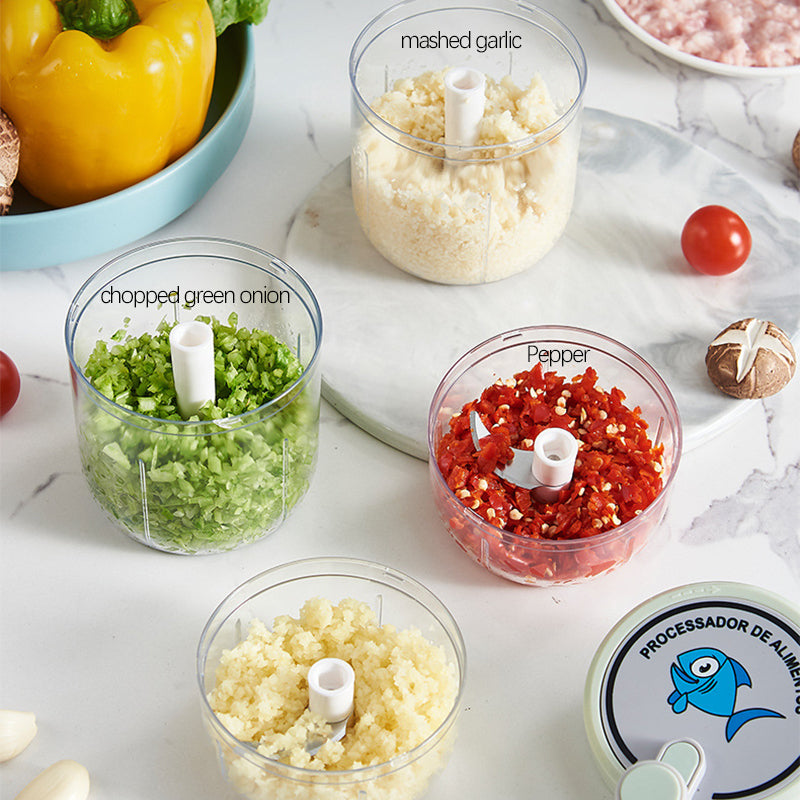 Rynx | Portable Manual Fast Garlic Vegetable Chopper