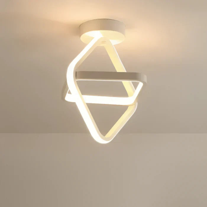 Rynx | Modern LED ceiling lamp with double ring design - Twilight Rings