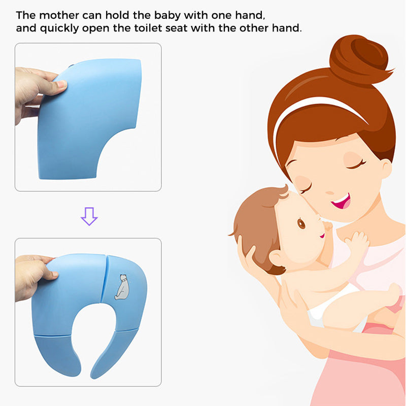 Rynx | Portable Foldable Baby Toddler Toilet Seat Covers Pad Cushion