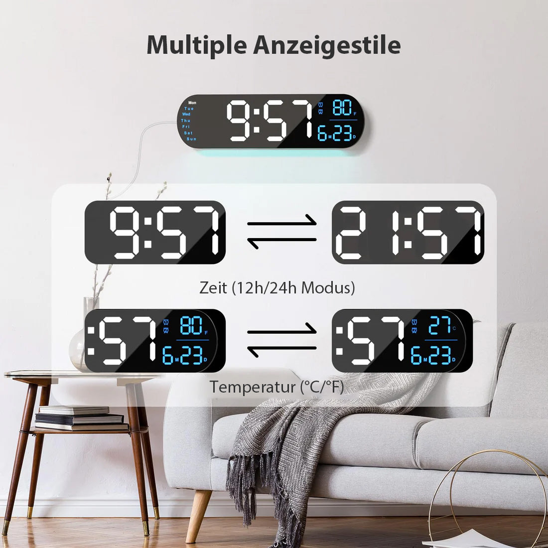 Rynx | Saker Multifunctional Watch with LED Display