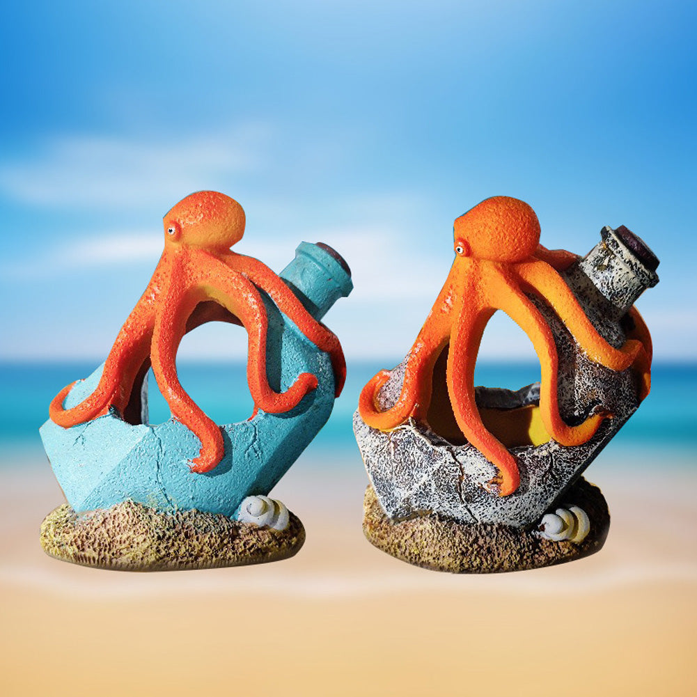 Rynx | Aquarium Octopus Floating Bottle Ornament