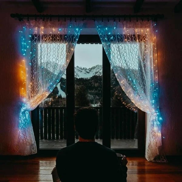 Rynx | LED Rainbow Curtain Lights — Color Changing Waterproof Decoration