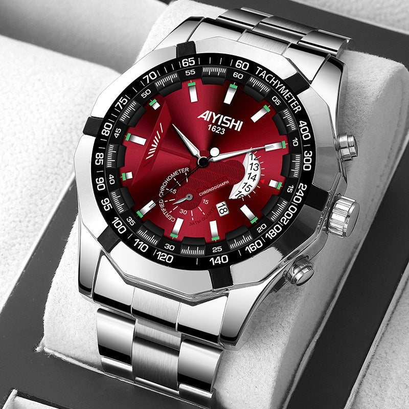 Rynx | Luminous Waterproof Automatic Calendar Skeleton Watch