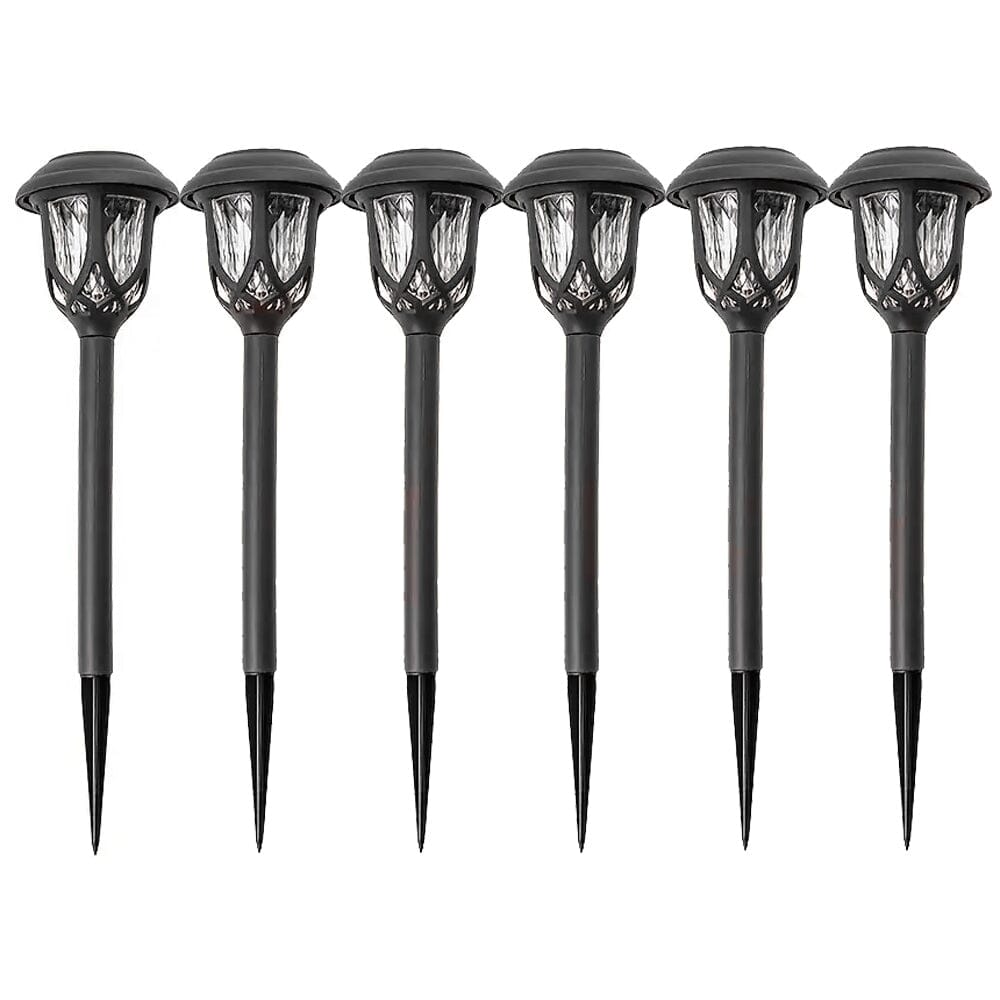 Rynx | 6-Pack: Solar-Powered Path Light - Touch-Controlled, Waterproof, Removable, Energy-Saving, and Wireless Solar Garden Deck Light