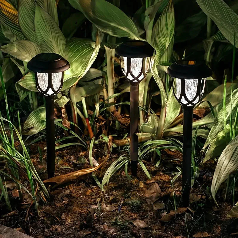 Rynx | 6-Pack: Solar-Powered Path Light - Touch-Controlled, Waterproof, Removable, Energy-Saving, and Wireless Solar Garden Deck Light