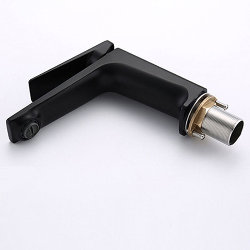 Rynx | Modern Basin Mixer Lever Handle Copper Low Arc Basin Mixer