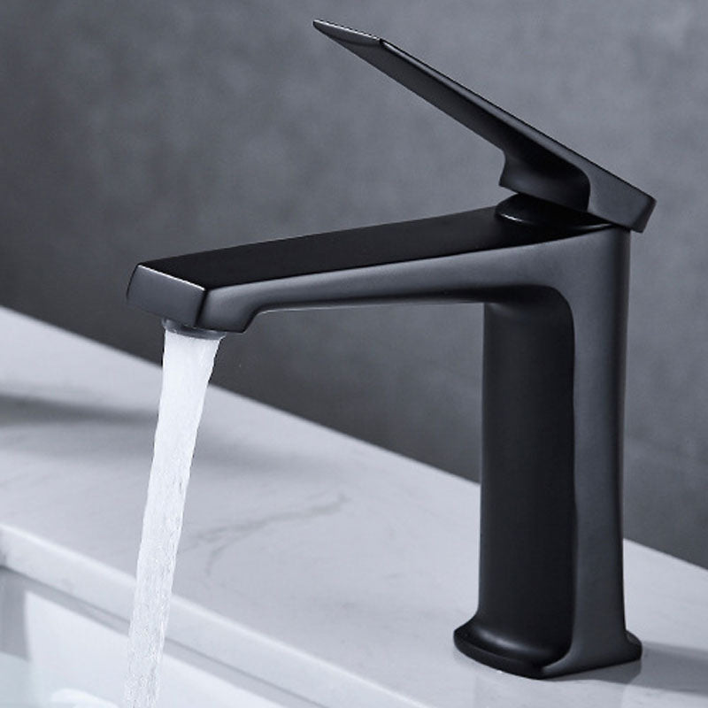Rynx | Modern Basin Mixer Lever Handle Copper Low Arc Basin Mixer