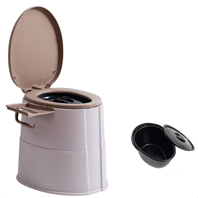 Rynx | Contemporary plastic floor-mounted toilet bowl with toilet seat for the bathroom
