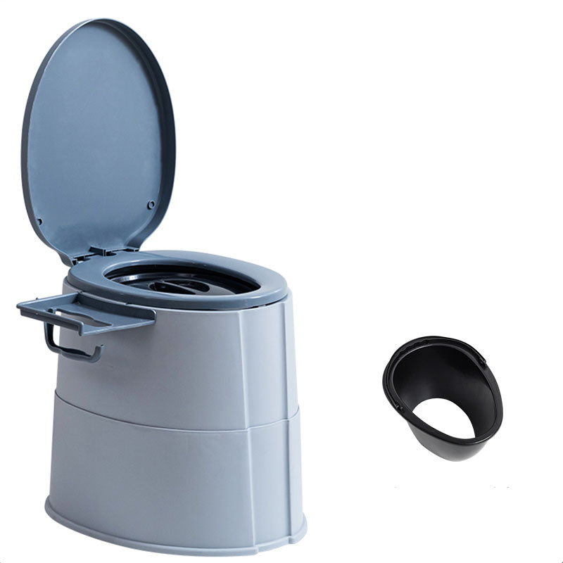 Rynx | Contemporary plastic floor-mounted toilet bowl with toilet seat for the bathroom